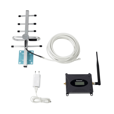 Усилитель сигнала сотовой связи Lintratek 900 MHz (для 2G) 65 dBi, кабель 10 м., комплект-1