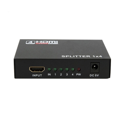 Разветвитель Splitter 1HDMI:4HDMI 1080P, 3D, HDMI 1.4-3