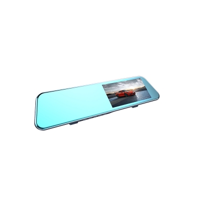 Видеорегистратор-зеркало автомобильный с экраном 11,4 см, двойная камера, ночная съемка-6