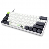 Игровая клавиатура Skyloong GK61 Panda, brown switch, русская раскладка