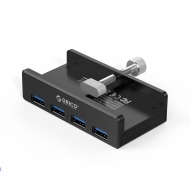 USB-хаб ORICO на 4 порта USB 3.0 с креплением, черный