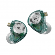 Наушники KZ EDX Pro зеленые с микрофоном