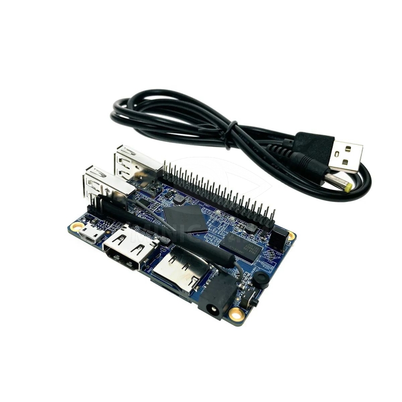Микрокомпьютер Orange Pi Lite, 1.2GHz, 1Gb, WiFi с кабелем питания в ...